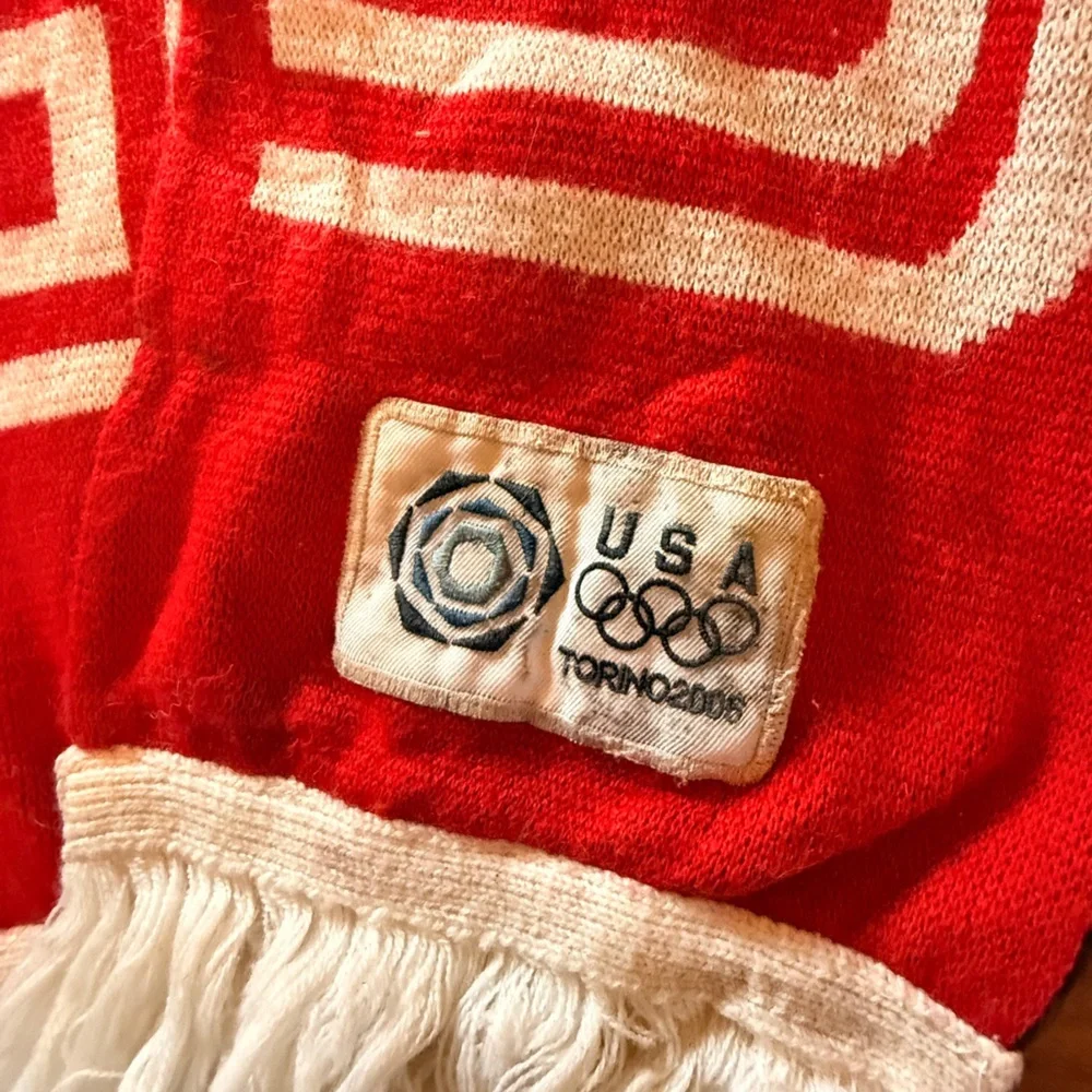 Vintage Roots USA Torino Olympic Games Scarf